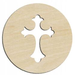 Kreatywne Myślenie Fa dísz Kereszt Elsőáldozás, Keresztelő, Esküvő 10cm (32785)