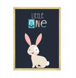  Gyerekplakát Nyuszi little one 50x70 cm arany keret (MP1-0326_50X70,045)