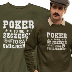 Aradena Ideális Pulóver Apukáknak Ajándékba Karácsonyra Kényelmes Játékok Poker Rajongóknak S (406 S Poker to nie szczęście to umiejętności)