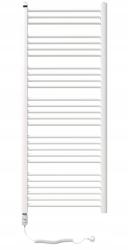 VINOLLI Fürdőszobai radiátor elektromos termosztát szárítógép Erős 900W Hugo Fekete (HUGO135/54BE900)