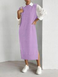 Shein Lila Kötött Ruha Ujjatlan (M) (613538)