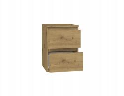 Topeshop Artisan M2 mályva éjjeliszekrény artisan tölgy színben, 2 fiókkal (M2 ARTISAN)