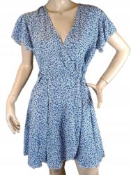 Shein Ruha kék fehér virágokkal Shein L-es méret