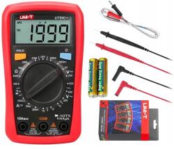 UNI-T Digitális Multiméter Uni-t UT33C+ Feszültség És Hőmérséklet Mérés (UT33C+ MIE0327)