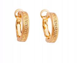 Colibra Arany Karika Fülbevaló Kicsi, Görög Mintás (P22/JES/147)