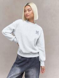 Missguided Szürke Bélelt Pulóver Hímzéssel (XL) (612957)