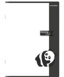 TOP-2000 A5-ös kockás füzet Cat Club, Dog Club, Panda Club 60 lap TOP2000 (8746)