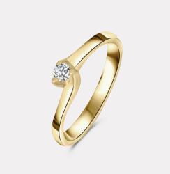  18 karátos arany gyémánt eljegyzési gyűrű Frances