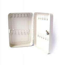  Organizer szekrény kulcstartó doboz 45db, acél doboz törött fehér (AQSZK45)