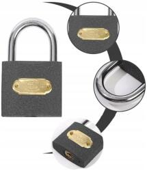  Betörésbiztos, Rácsapódó Lakat 50MM 3 Kulcs (265)