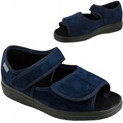 DR ORTO Férfi Szandál Ortopédiai Papucs Tépőzárral Dr Orto 989 Egészségügyi Sötétkék 43 (Dr Orto 989M004)