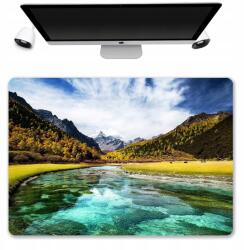  Asztali Alátét Védő Szőnyeg 50x35 Alpok Minták (Podkładka Na Biurko Pod Myszkę 50x35)