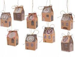  Adventi Naptár Töltelék 24 Doboz Papír Házikók (6917684562455)