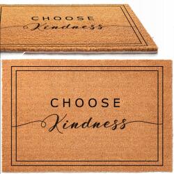 TabPrint Lábtörlő Kültéri Lábbelitisztító Szőnyeg 40x60 Choose Kindness Mintával (Wycieraczka Kokosowa 40x60)
