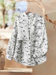 Shein Ecru Ing Oversize Mintás (L) (613100)