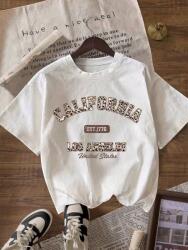 Shein Fehér Póló Nyomott Mintával (xs) (613584)
