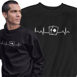 Aradena Ideális Pulóver Apukáknak Ajándékba Karácsonyra Kényelmes Játékok Poker Ekg Rajongóknak XL-es Méret (406 XL EKG POKER)