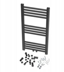 Granitan Fürdőszobai Radiátor Modern Létra Fekete Raven 80x40 cm (Raven25935)