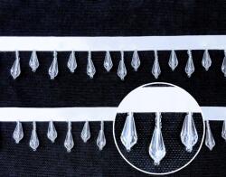 Karolina Szalag Gyöngyök , Kristályok függönyökhöz. Tekercs 20 m (141)