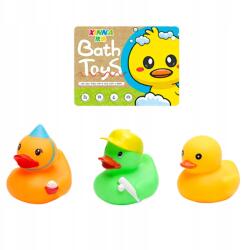  Fürdőkacsa Szett Gyerekeknek 3 Db-os Gumi Figura (365323383)