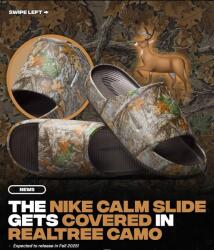 Nike Calm Slide Realtree cipő 46 30 cm IB2885-200 (IB2885-200)