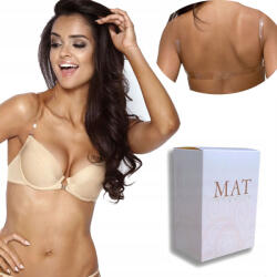 MAT Push-up szilikon melltartó hátul Mat Paula Bézs 65D