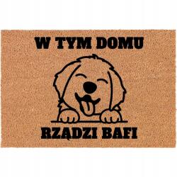 TabPrint Kókusz Lábtörlő Bejárati 60x40cm Kutya Névvel, Kutya Nevével, Különböző Minták (Kokosowa Wycieraczka Frontowa Personalizowana)