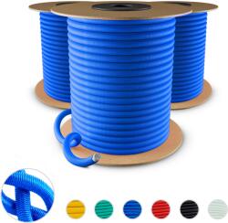 DQ-PP Kötél Rugalmas gumikötél erős gumi ponyva expander 4mm 1m Kék (LILE4NI)