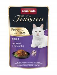 Animonda vom Feinsten Feines mit Filets tasak 85g Vadhús Pulyka