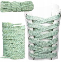 Sulpo Extra hosszú cipőfűzők kötős cipőkhöz, 180 cm, zöld melírozott (SN_4524)