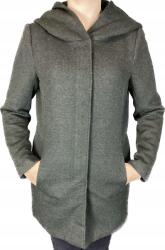 ONLY Zöld kabát, cipzárral és patentos záródással, kapucnival Only méret