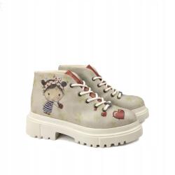  Női fűzős bokacsizma Goby POT501 42 (16062)