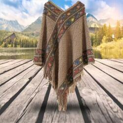 24Bottles Poncho Cowboy poncsó Texas Sál trendi ágytakaró Western szőtt Boho (PON12)