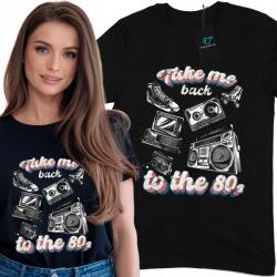Tshirto 80-AS Évek Retro Női Póló 30 40 50 Születésnapra Vicces Ajándék L (Dzień kobiet walentynki święta dla dziewczyny)