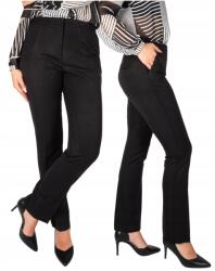 FIRI Elegáns Magas Derekú Kantáros Nadrág fekete 42 /26 XL Firi (777.8/42-26)