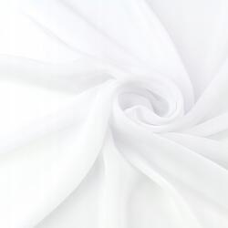  Szövet Sifon 0, 5mb Varrás anyag Sima Puha Szín Fehér 150cm (KOMPANIO)