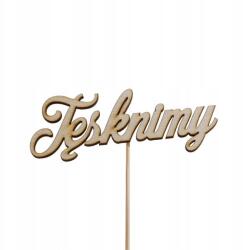 Klepkomania topper torta felirat: Hiányzol (BSTP586)