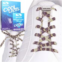 Sulpo Lapostalpú, gumis sportcipőfűző, nem kell kötni, leopárdmintás (Elastyczne sznurowadła sznurówki bez wiązania)