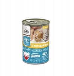 Frendi Nedves macskaeledel Junior Csirke 400g