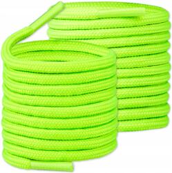 Tulmero Trekking cipőfűző, kerek, Erős, vastag, neon zöld, 120 cm (Sznurówki trekkingowe okrągłe)