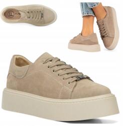 Filippo 37 Filippo Női bőr sneaker cipők platform talppal, kényelmes, divatos (FILIPPO DP6119/25 TP)