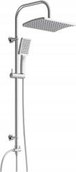 SCHÜTTE csaptelep nélküli zuhanyrendszer 3 üzemmód króm falra szerelhető (60660)