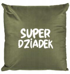 Moraj Dekoratív párna Szuper Nagyapa ajándékba, kényelmes Moraj 40x40 (MRP1000-003)