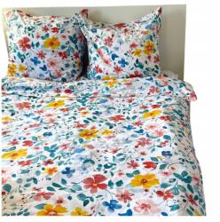 Collection World Ágynemű garnitúra téli pamut szatén Új Virágmintás 160x200 cm (Pościel bawełna 160x200)