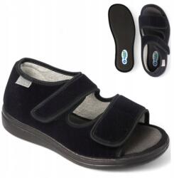 DR ORTO Férfi Szandál Ortopéd Papucs 45 Tépőzáras Dr Orto Egészségügyi Fekete (Dr Orto 070M001)
