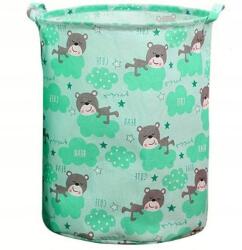 BNTrade Tároló Szennyestartó Kosár Építőkockák Játékok Tágas Összecsukható Zsák Nagy XL 35x40 (BN_WOREK_NA_ZABAWKI)