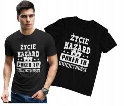 Aradena Férfi póló Apának Ajándék Ünnep Születésnap Póker Kártya Evolúció S (129 S Życie to hazard, poker to umiejętności)