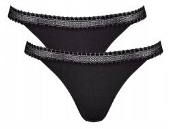 Sloggi Go Ribbed Tanga női bugyi 2 csomag Xs (10217740)