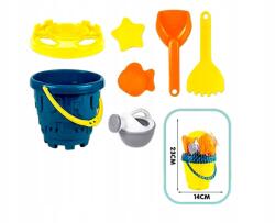  Gyerek Homokozó Játék Szett 6in1 Vödör Lapát Öntözőkanna 3+ (60590)