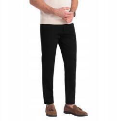 Ombre Férfi nadrág elegáns chino klasszikus szabás fekete V4 OM-PACP-0191 XL